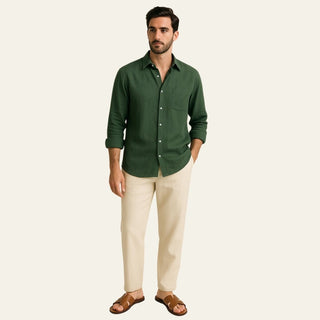 Elegantes Herren Hemd - Hosen Set - Cecile LavelleGrün