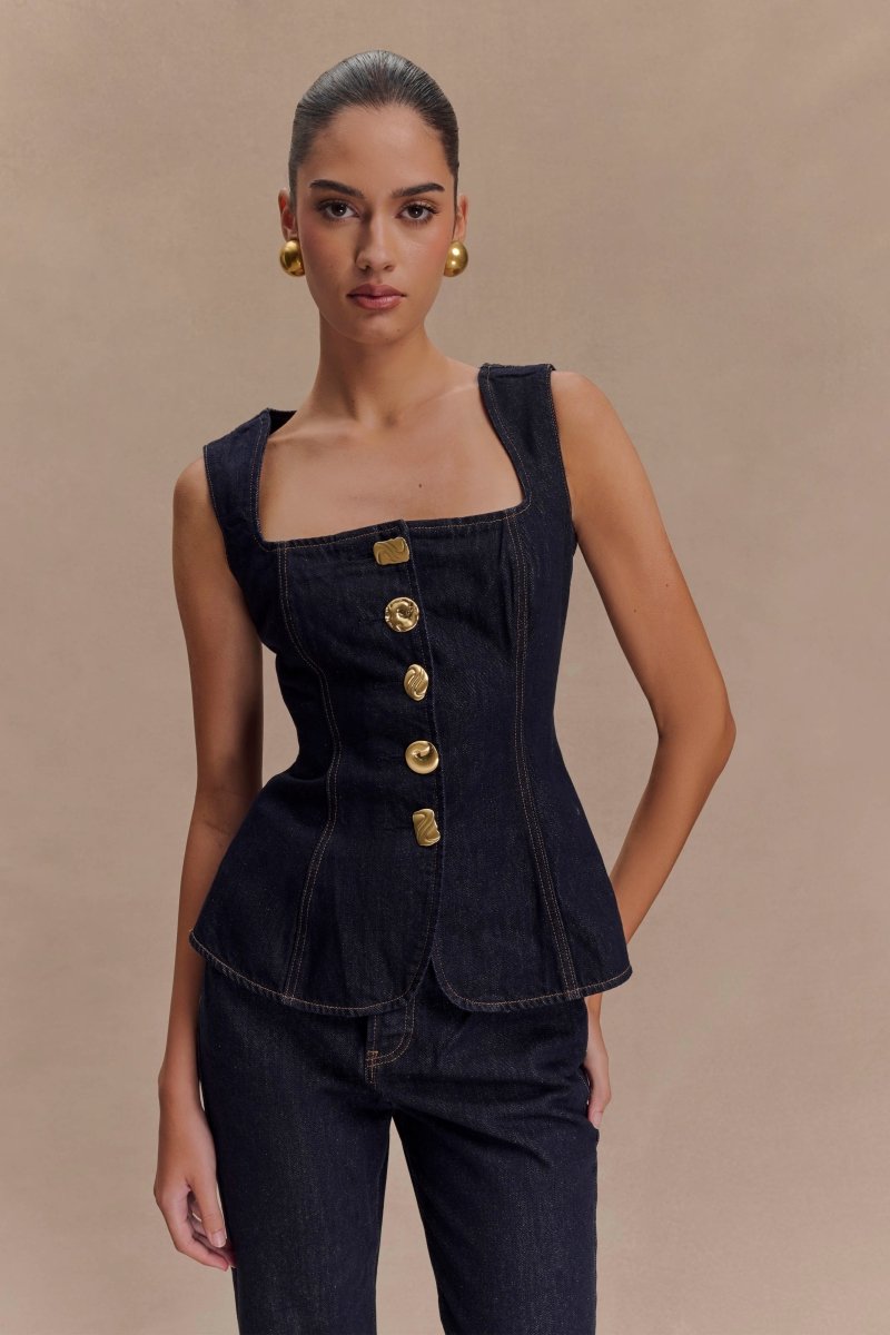 Elegant Two-Piece Set Vest Pants