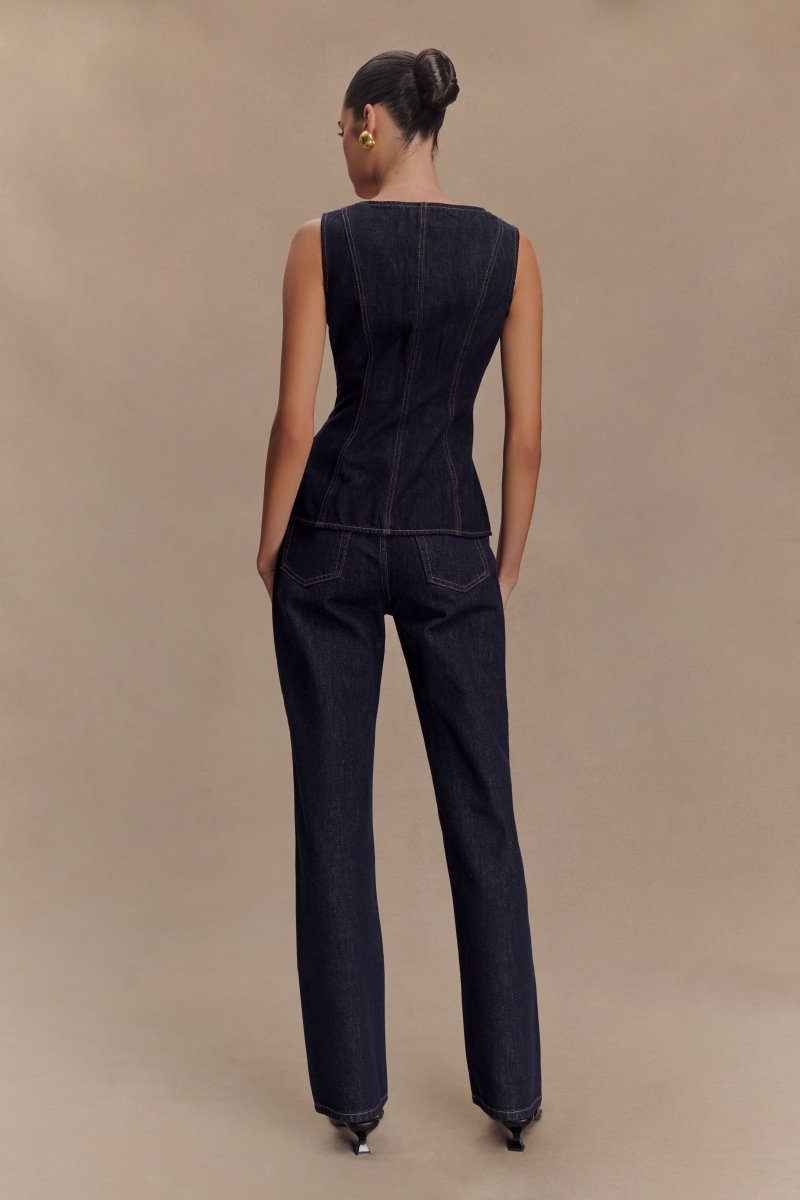 Elegant Two-Piece Set Vest Pants