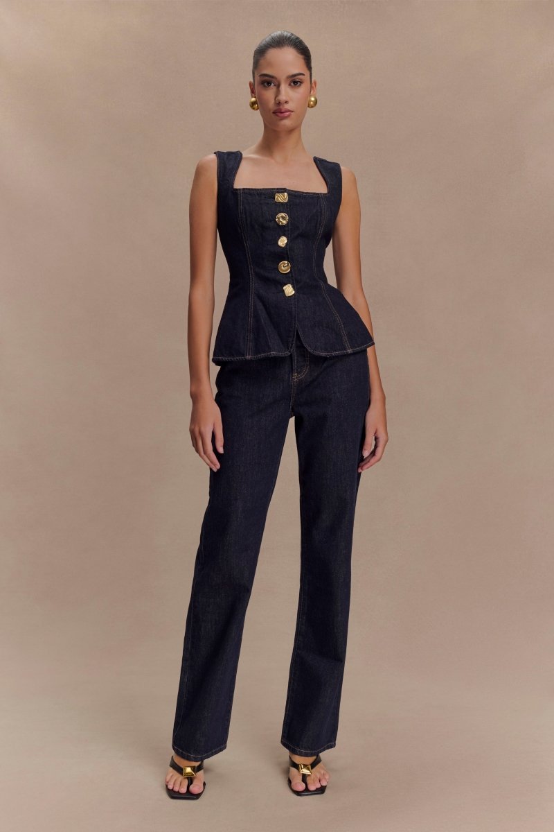 Elegant Two-Piece Set Vest Pants
