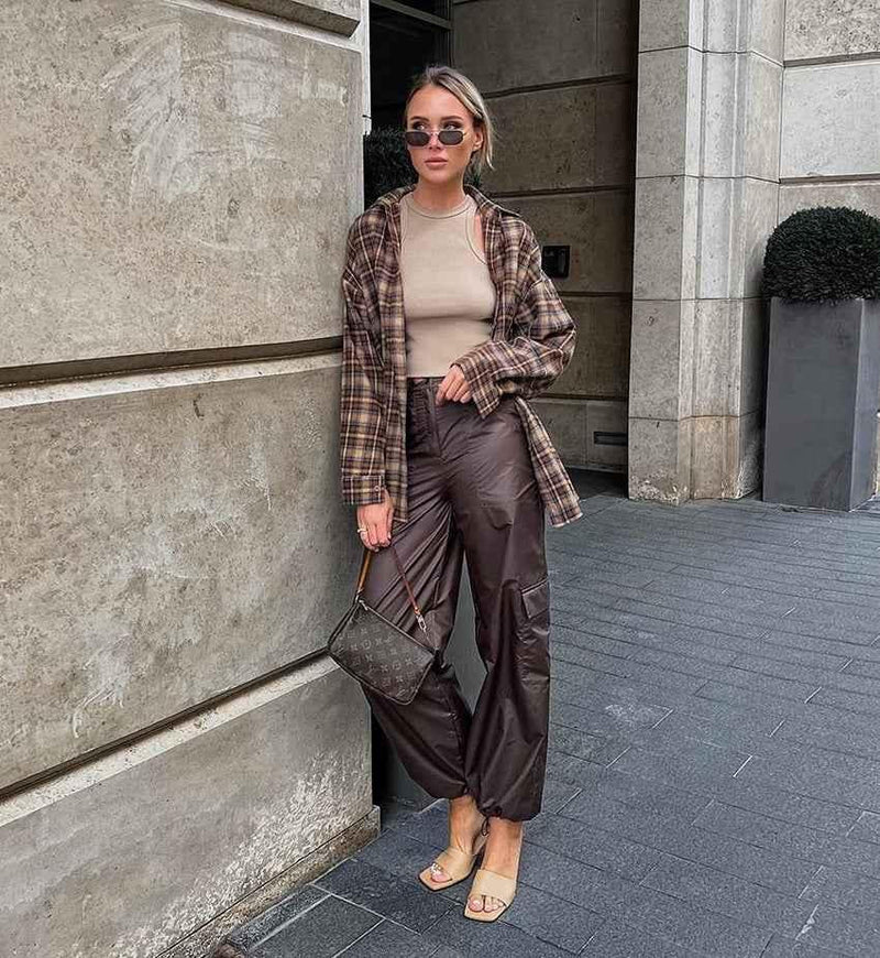 Emma – Vintage Karohemd im Oversized-Look
