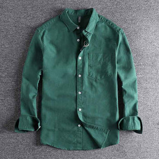 Essentielles Langarmhemd - Cecile LavelleGrün