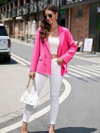 Figurbetonter Damen - Blazer für den Alltag - Cecile LavelleRosa