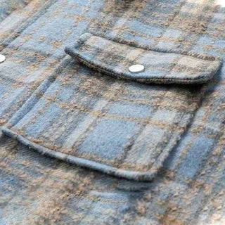 Flanell Jacke Herren - Cecile LavelleSchwarz