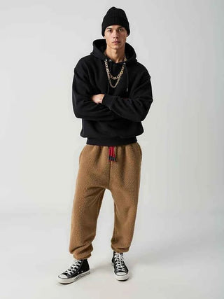 Fleece Loungehose Herren - Cecile LavelleBraun