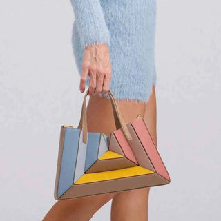 Geometrische Tasche Damen - Cecile LavelleBlau