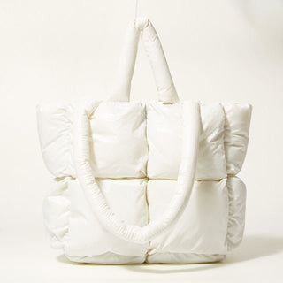 Gepolsterte Tote Bag Groß - Cecile LavelleWeiß