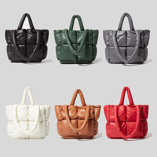 Gepolsterte Tote Bag Groß - Cecile LavelleGrün
