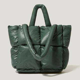 Gepolsterte Tote Bag Groß - Cecile LavelleGrün
