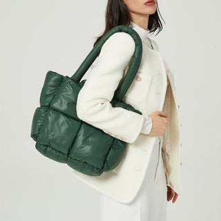 Gepolsterte Tote Bag Groß - Cecile LavelleBraun