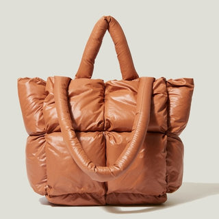 Gepolsterte Tote Bag Groß - Cecile LavelleBraun