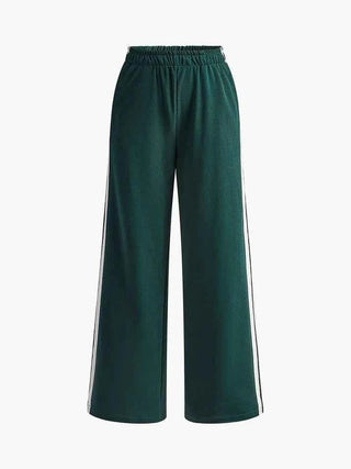 Gestreifte Oversize Hose Damen - Cecile LavelleSchwarz