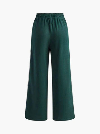 Gestreifte Oversize Hose Damen - Cecile LavelleSchwarz