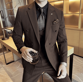 Gestreifter Anzug Herren - Cecile LavelleSchwarz