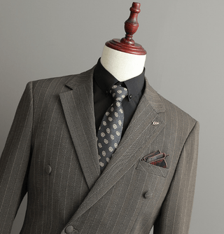 Gestreifter Anzug Herren - Cecile LavelleSchwarz