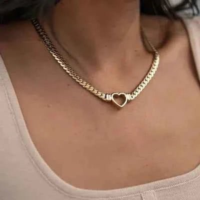Gold Heart Necklace