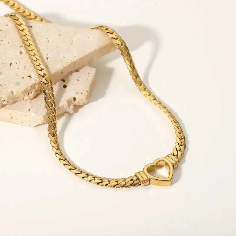 Gold Heart Necklace