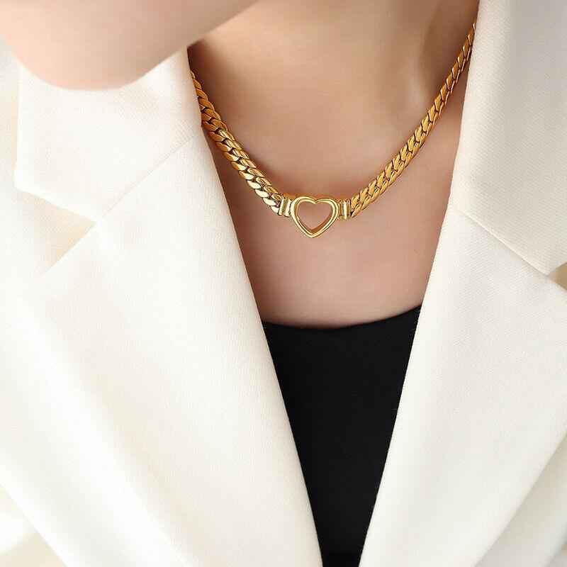 Gold Heart Necklace