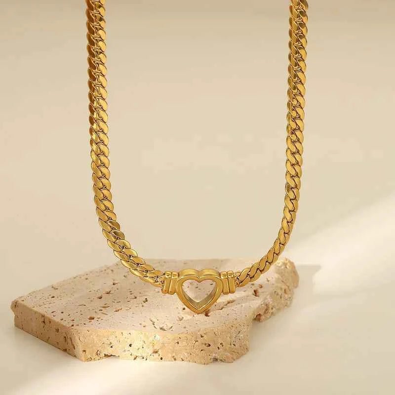 Gold Heart Necklace