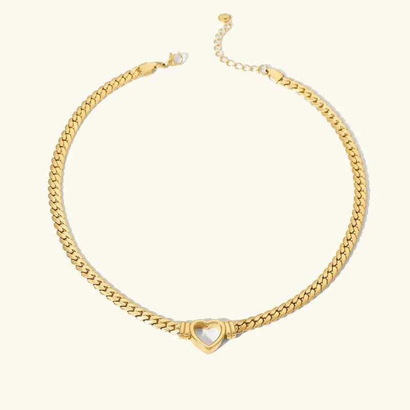 Gold Heart Necklace