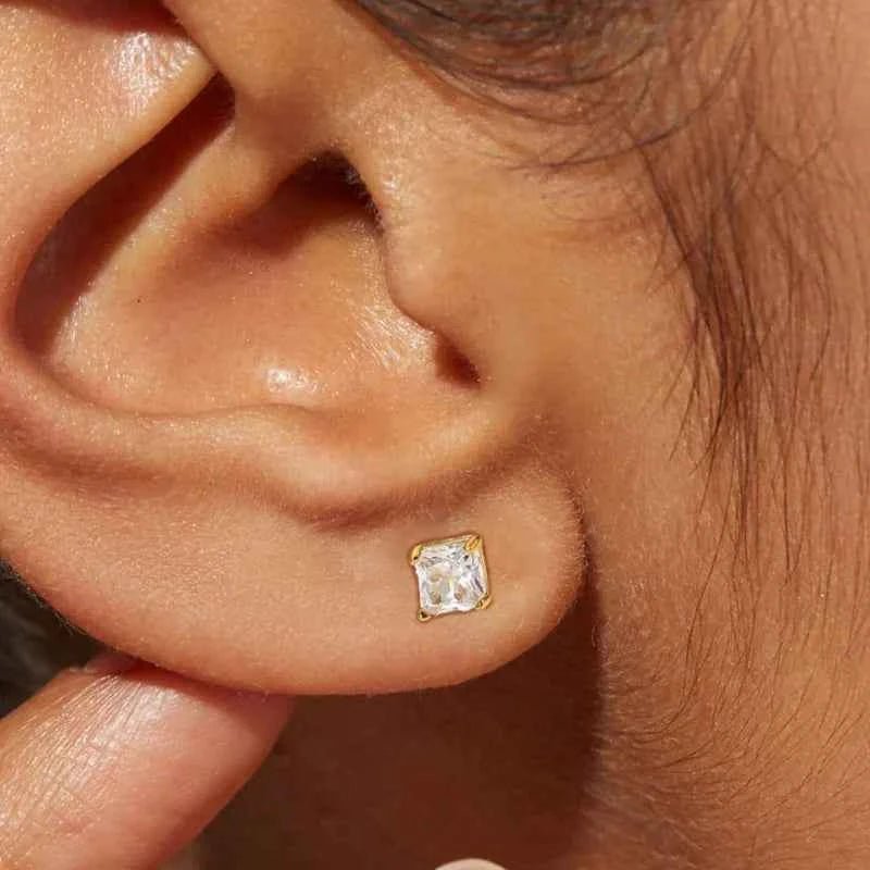 Gold Stud Earrings