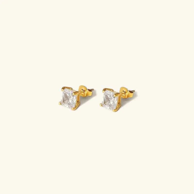 Gold Stud Earrings