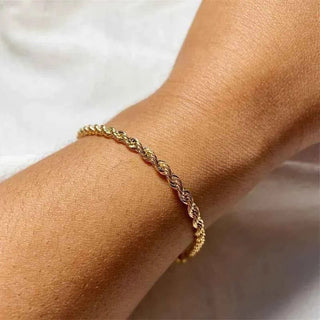 Goldenes Kettenarmband - Cecile LavelleGold