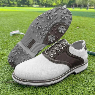 Golfschuhe Herren Klassisch - Cecile LavelleDunkelbraun