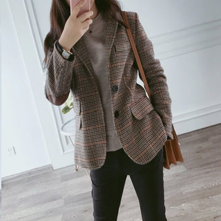Grid - Blazer mit Prägung - Cecile LavelleGrau