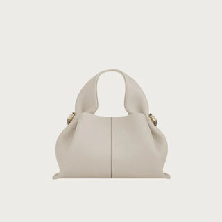 Große Damen Schultertasche Hobo Bag Elegant - Cecile LavelleWeiß