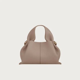 Große Damen Schultertasche Hobo Bag Elegant - Cecile LavelleBräunen