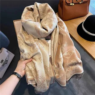 Großer Winterschal - Cecile LavelleBraun