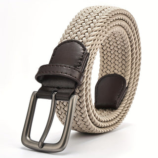 Gürtel Herren mit Vierkant-Gürtelschnalle in Khaki