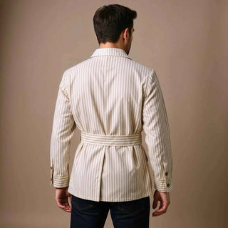 Gürtel Weste Herren - Cecile LavelleGestreept