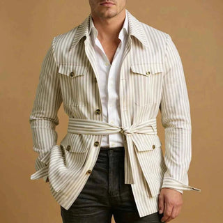 Gürtel Weste Herren - Cecile LavelleGestreept