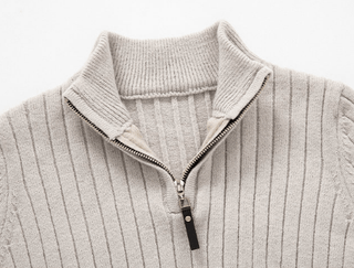 Half Zip Pullover Herren - Cecile LavelleSchwarz