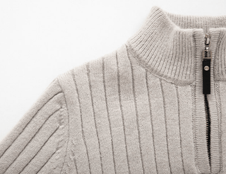 Half Zip Pullover Herren - Cecile LavelleSchwarz