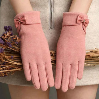 Handschuhe Mit Touch Damen - Cecile LavelleRosa