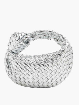 Handtasche Geflochten - Cecile LavelleSilber