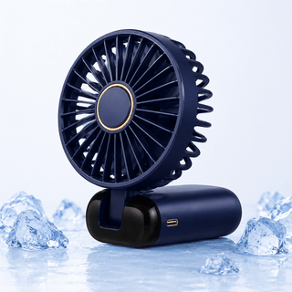 Handventilator mit Akku und LED Display - Cecile LavelleRosa