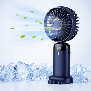 Handventilator mit Akku und LED Display - Cecile LavelleRosa