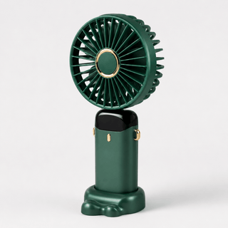 Handventilator mit Akku und LED Display - Cecile LavelleGrün