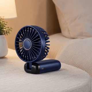 Handventilator mit Akku und LED Display - Cecile LavelleRosa