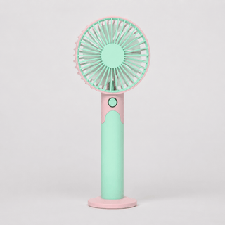 Handventilator tragbar USB mit Standfuß - Cecile LavelleGelb