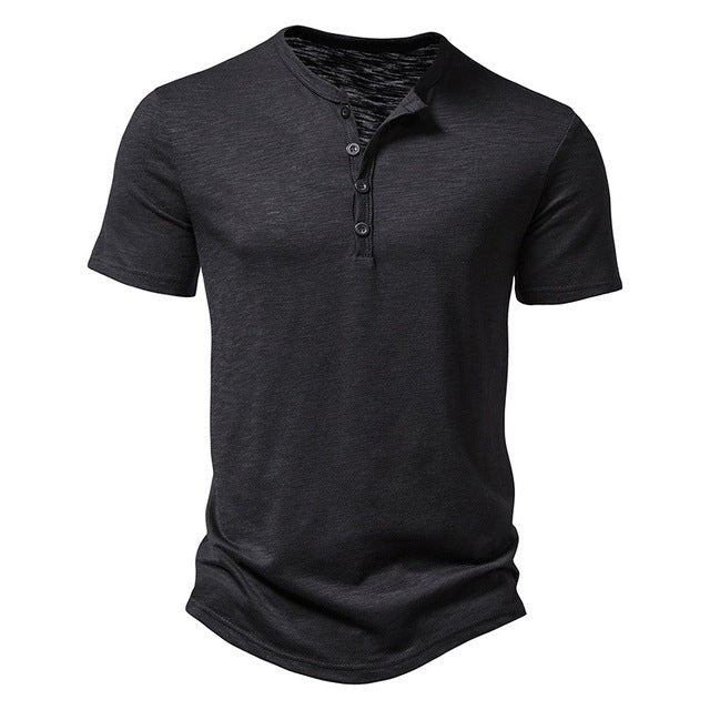 Henley T-Shirt Men’s Short Sleeve