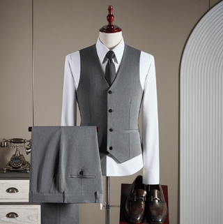 Herren Anzug Dreiteilig - Cecile LavelleSchwarz