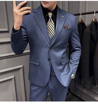 Herren Anzug Nadelstreifen - Cecile LavelleSchwarz