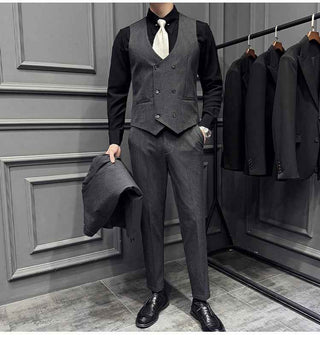 Herren Anzug Nadelstreifen - Cecile LavelleSchwarz