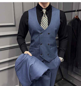 Herren Anzug Nadelstreifen - Cecile LavelleSchwarz