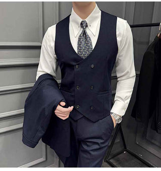 Herren Anzug Nadelstreifen - Cecile LavelleSchwarz